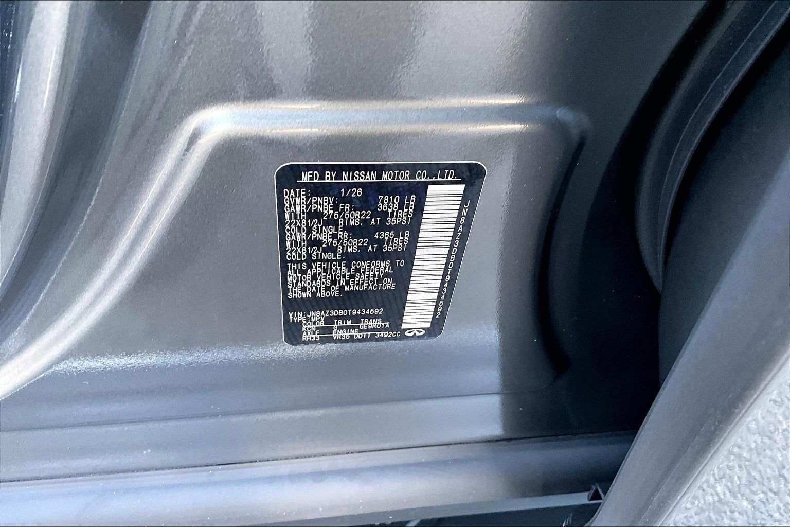 2026 INFINITI QX80 Sport 4WD