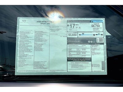 2026 INFINITI QX80 Sport 4WD