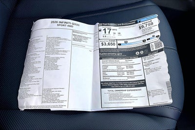 2026 INFINITI QX80 Sport 4WD