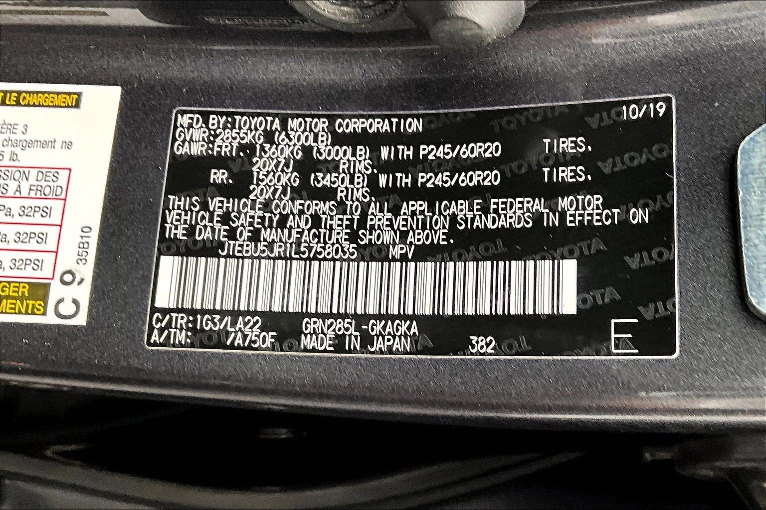 2020 Toyota 4Runner Limited