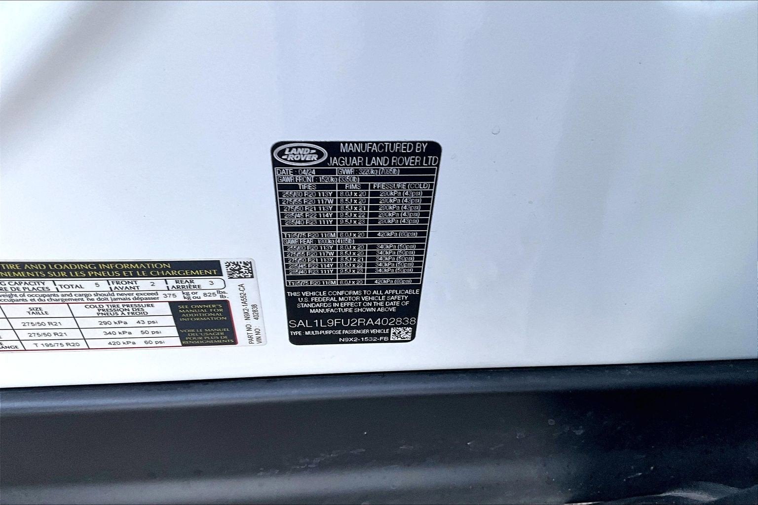 2024 Land Rover Range Rover Sport Dynamic SE