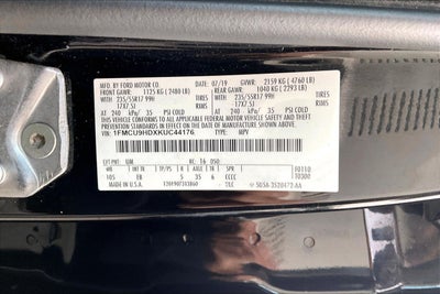 2019 Ford Escape SEL