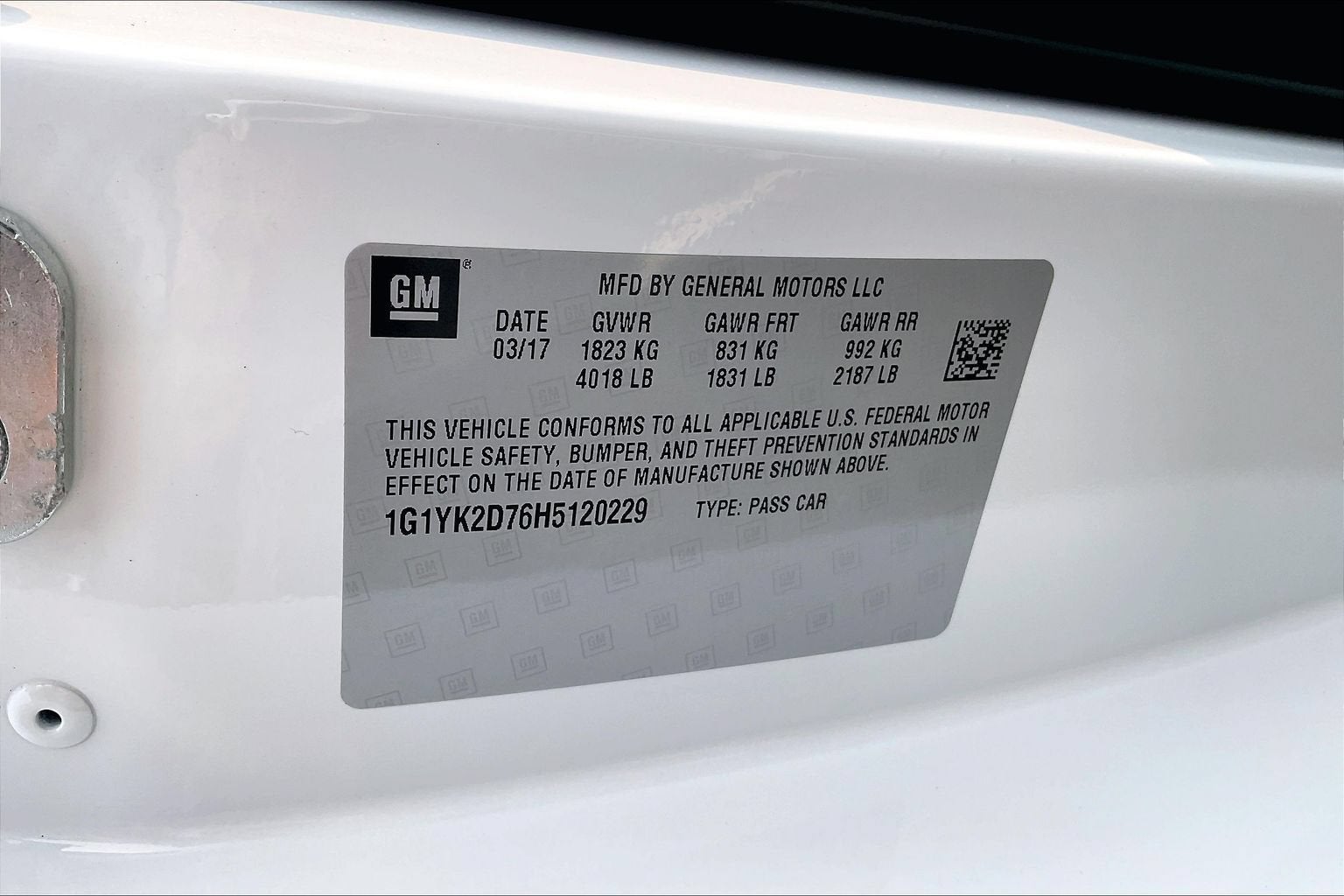 2017 Chevrolet Corvette Z51 2LT