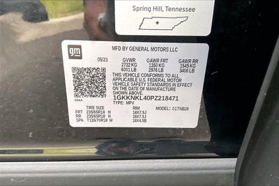 2023 GMC Acadia SLE