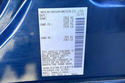 2024 Nissan Altima 2.5 SR