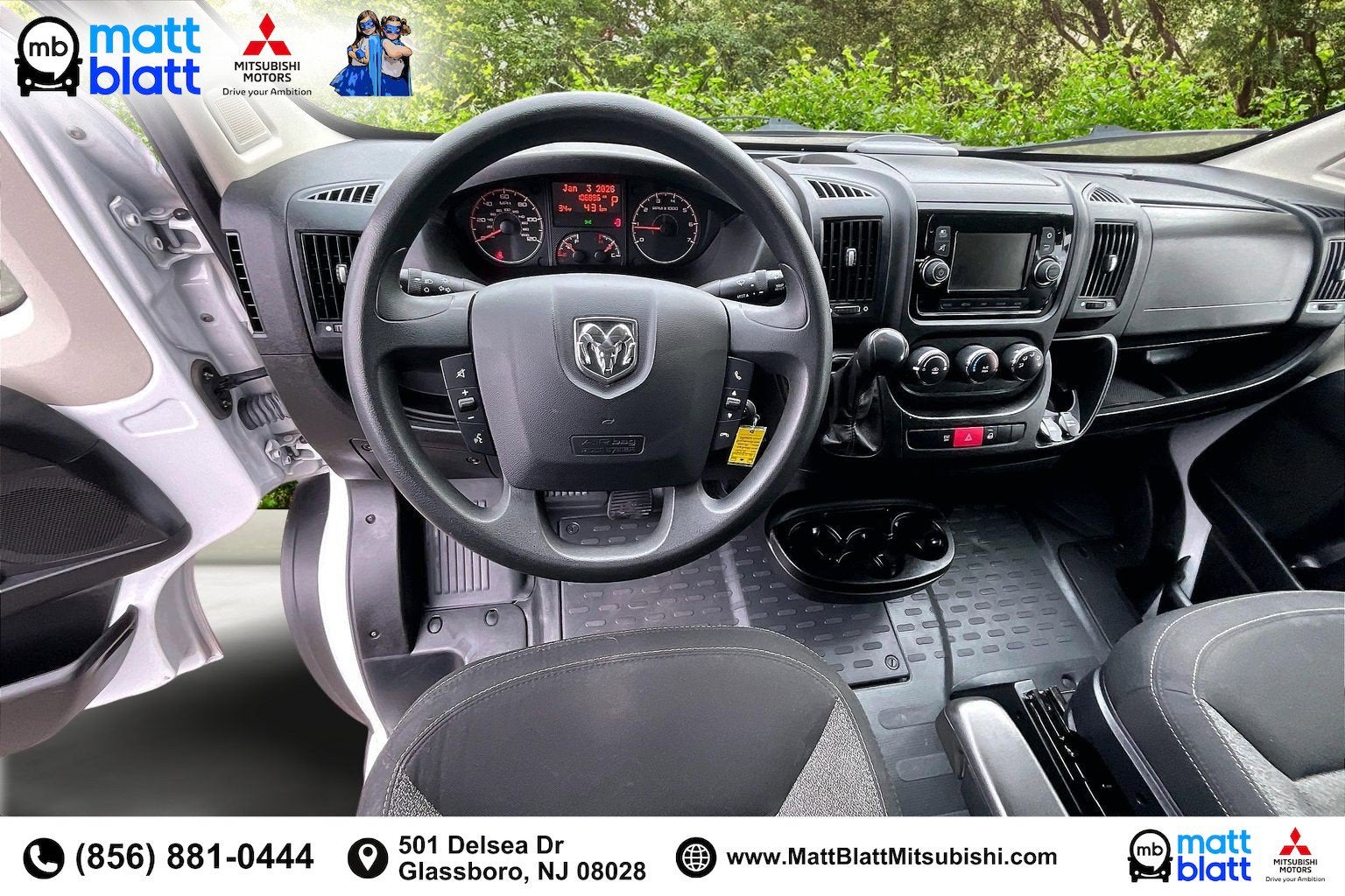 2021 RAM ProMaster Cargo Van Std Roof