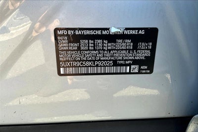 2019 BMW X3 xDrive30i