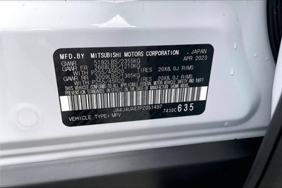 2023 Mitsubishi Outlander SE
