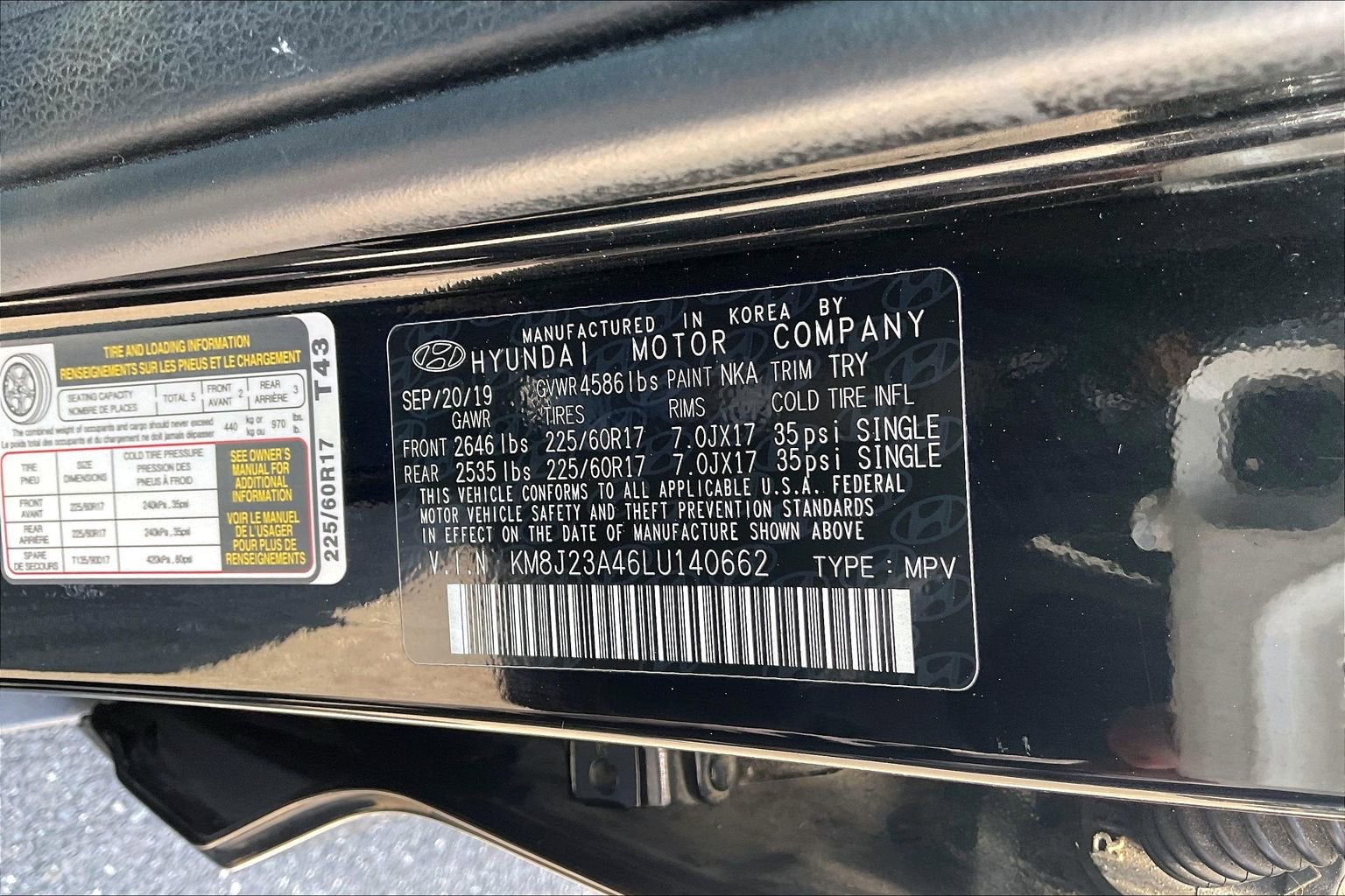2020 Hyundai Tucson SE