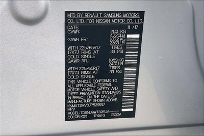 2018 Nissan Rogue SV