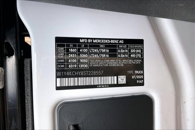 2025 Mercedes-Benz Sprinter Cargo Van High Roof