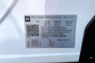 2025 Chevrolet Equinox FWD RS