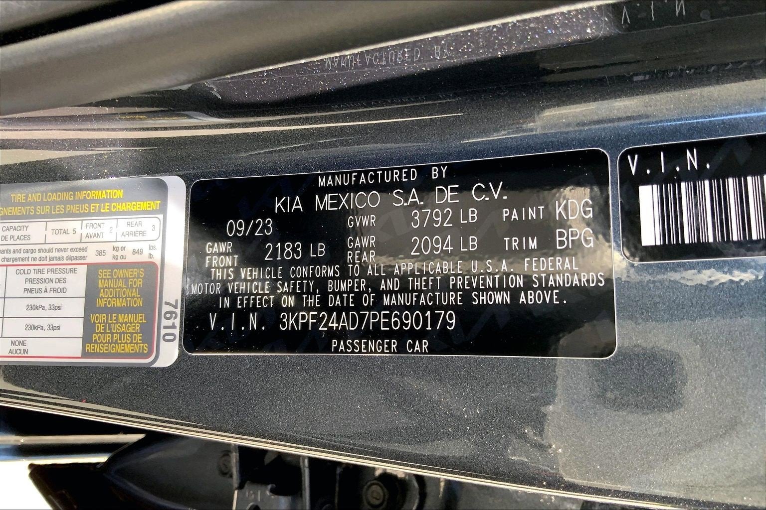 2023 Kia Forte LXS