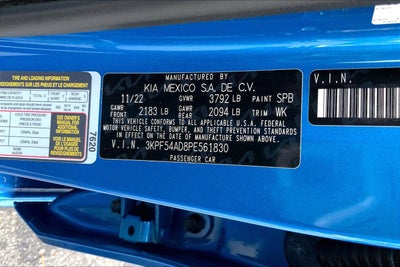 2023 Kia Forte GT-Line