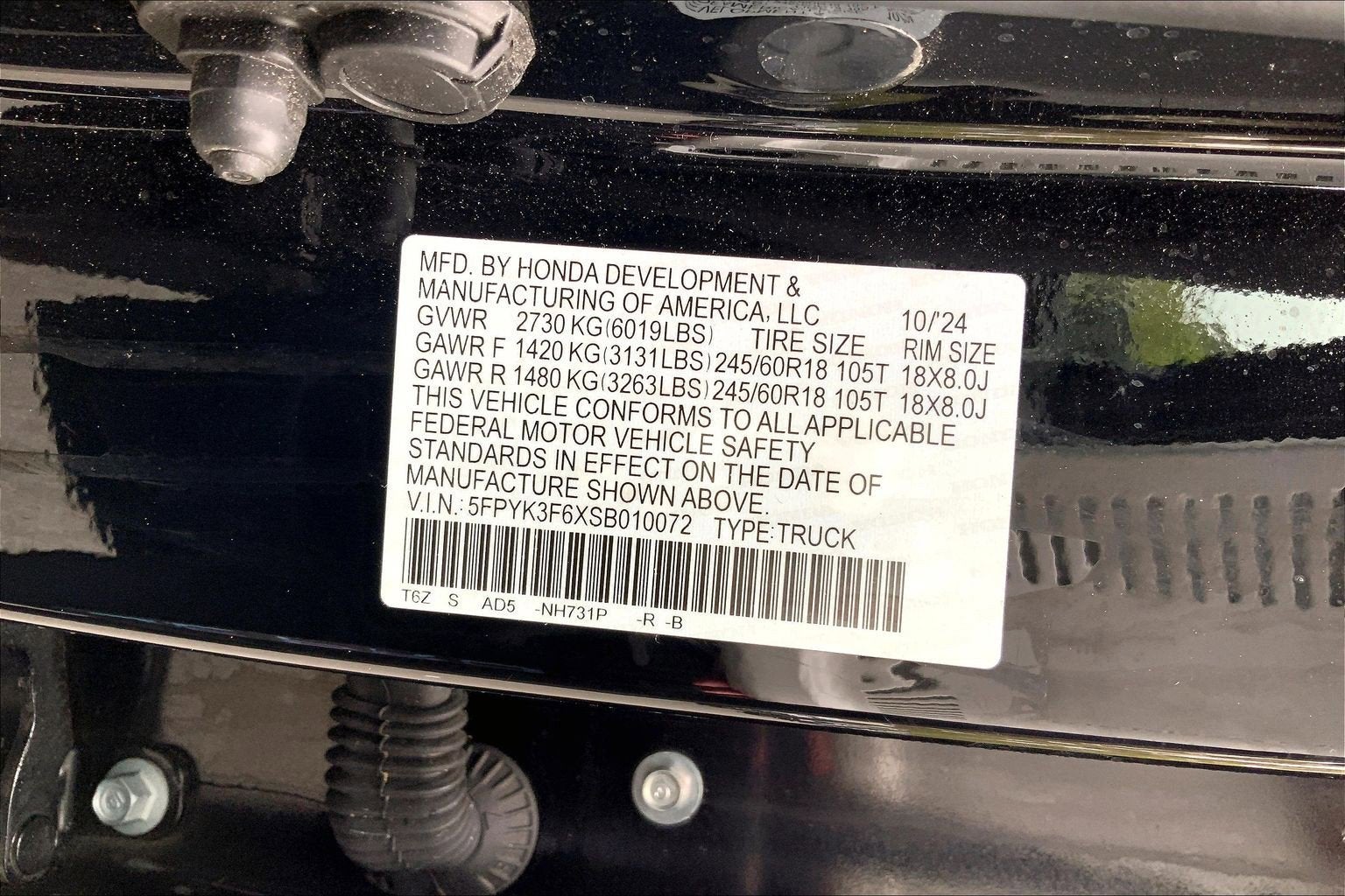 2025 Honda Ridgeline TrailSport