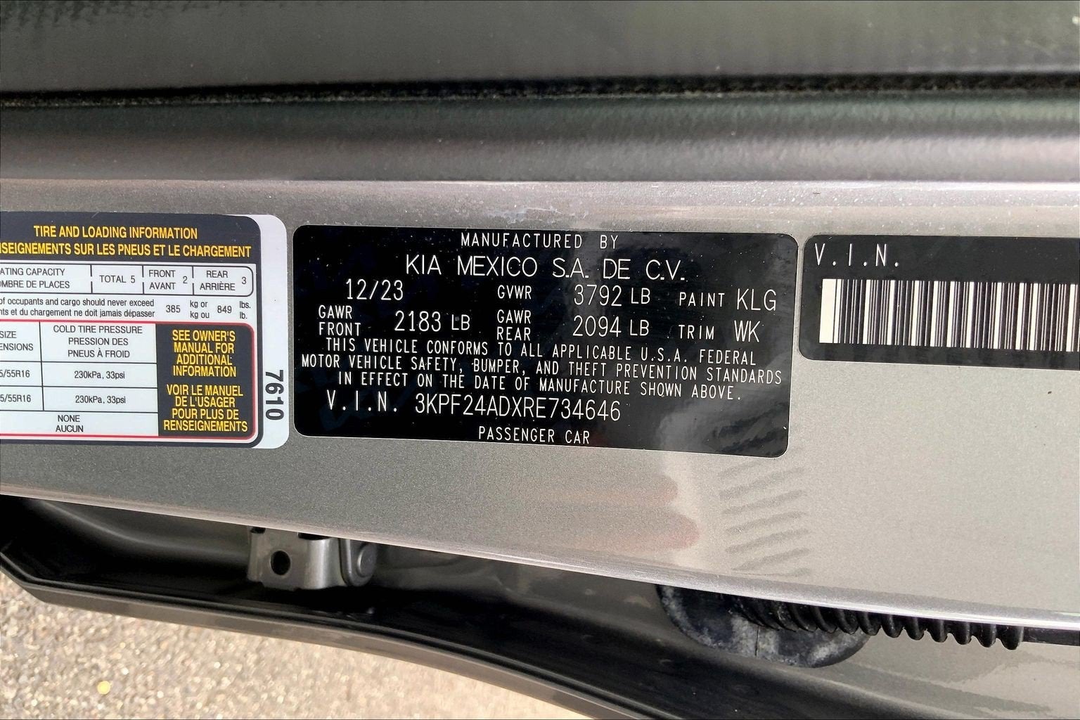 2024 Kia Forte LXS