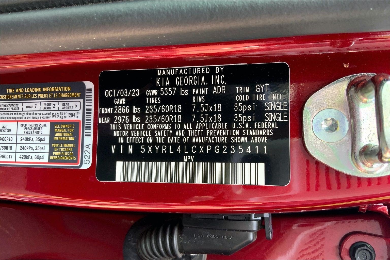 2023 Kia Sorento S