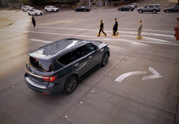 2024 INFINITI QX80 Key Features - PREDICTIVE FORWARD COLLISION WARNING | Matt Blatt INFINITI Atlantic City in Egg Harbor Township NJ